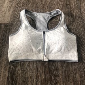 Front Zipper Sports Bra